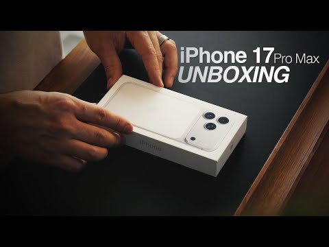 iPhone 17 Pro Max SILVER Unboxing & Must Have Accessories | 8k ASMR