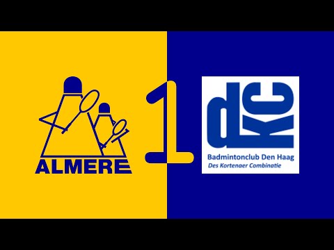 Avi Air Almere vs Dunlop-DKC (Baan 1) - Eredivisie 09-01-2022