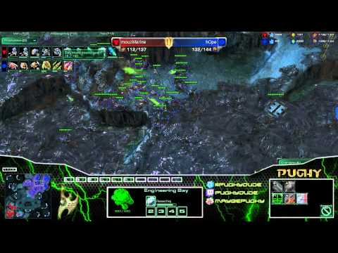 MouzMarine v hOpe G2 GO4SC2 Finals Starcraft 2 Pughy