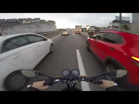 Mais um dia indo pro trabalho 🏍💥 #motovlog #gopro #moto