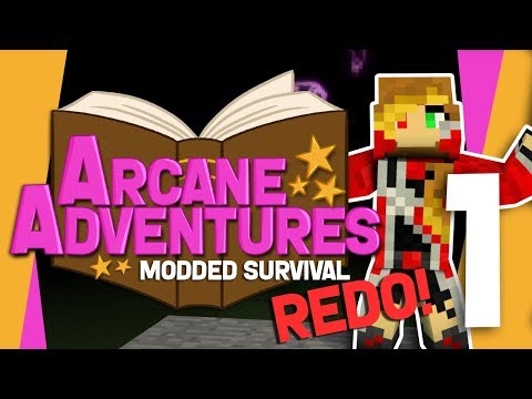 AbugRed - Restarting the series AGAIN... - Arcane Adventure PART 1 - Modded minecraft survival