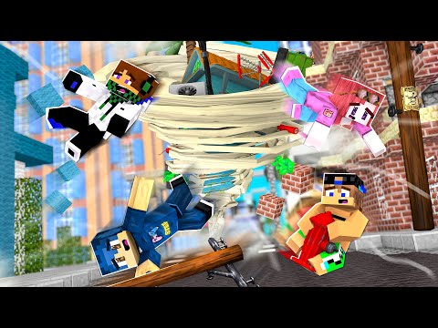 UN TORNADO DISTRUGGE LA CITTÀ *FINALE* - MINECRAFT *VITA IN CITTÀ*