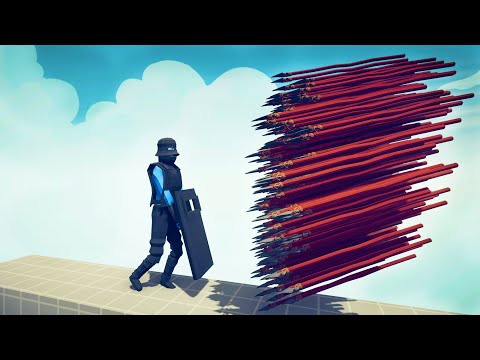 S.W.A.T. SHIELDER vs EVERY GOD - Totally Accurate Battle Simulator TABS