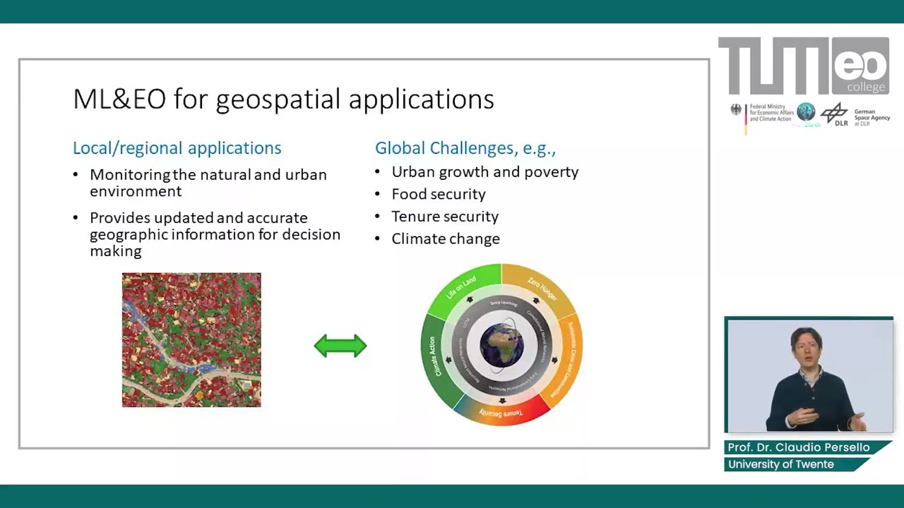 Machine Learning for  Sustainable Development - Why Machine Learning for Earth Observation?