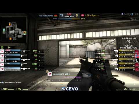 LGB eSports vs mousesports Game 2 (CEVO-P CS:GO Season 7) - Helium & Launders