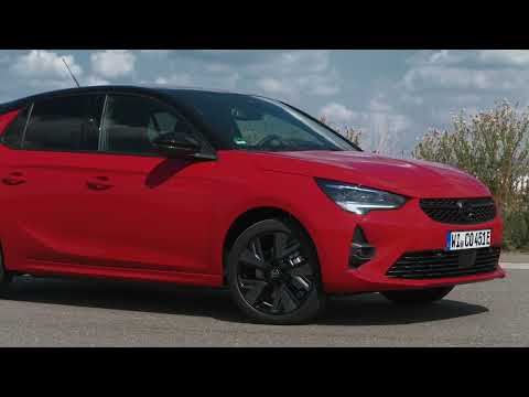 The new Opel Corsa Design Preview in Red