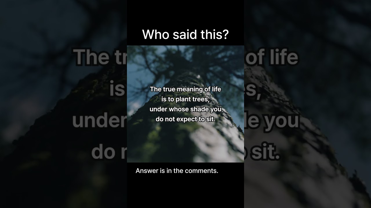 This will change what you think your life is actually for.