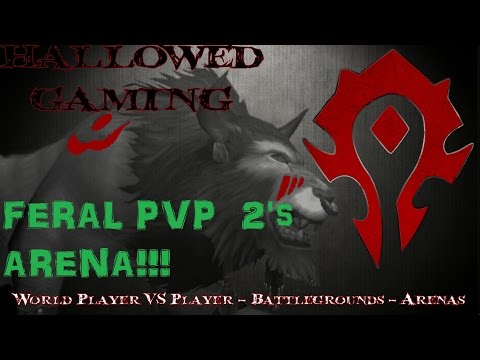 WOD 6.1 Feral Druid  PVP 2's Arena Commentary