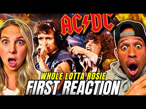 Wife's FIRST time HEARING AC/DC - Whole Lotta Rosie! Hahaha