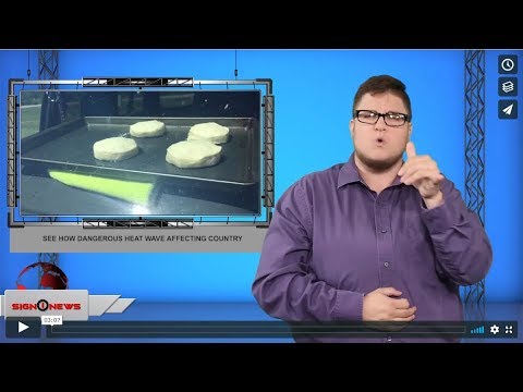 See how dangerous heat wave affecting country (ASL - 7.20.19)