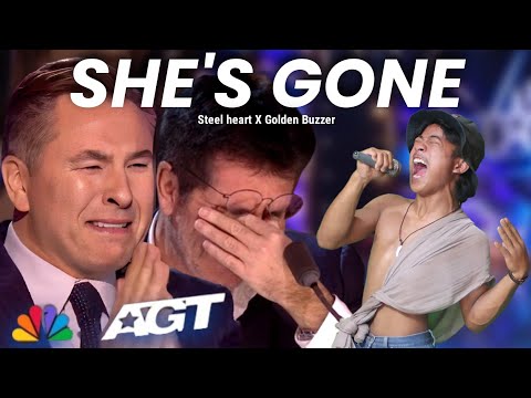 Golden Buzzer| All The judges cried when he heard the song She's Gone with an extraordinary voice