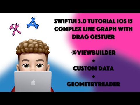 SwiftUI 3.0  Line Graph With Gestures - Complex UI - Drag Gesture - Xcode 13