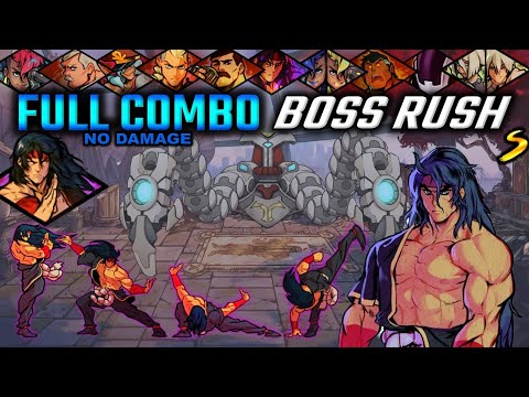 Streets of Rage 4 Boss Rush Full Combo Shiva