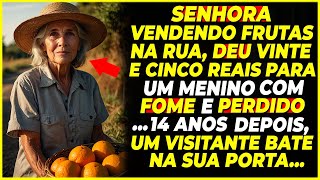 SENHORA DEU R$ 25 PARA UM MENINO COM FOME E PERDIDO. 14 ANOS DEPOIS, UM HOMEM BATE NA SUA PORTA...