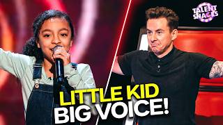 Coaches Were Not Ready For This 8 Year Old's Voice At All | The Voice