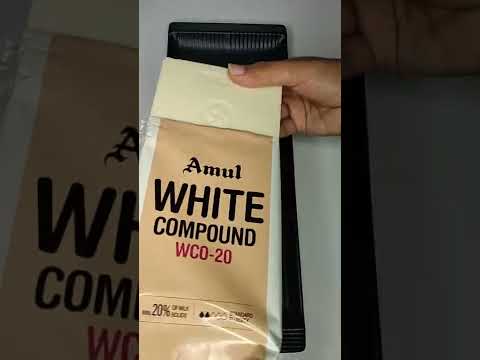 Filling platter||Amul white compound WCO-20 #asmr #satisfying #platter #shorts #ytshorts