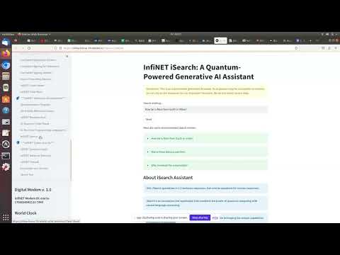 InfiNET 2024 Multi App Demo by Infinite 8 Industries, Inc.