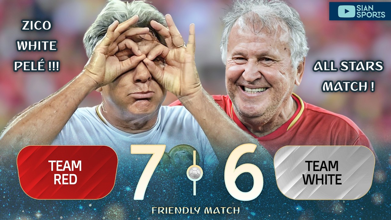 AT 71 YEARS OLD, ZICO THE WHITE PELÉ GAVE A SHOW AND CHARMED EVERYONE