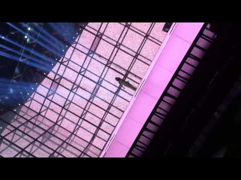 Ruth Lorenzo - Dancing In The Rain (ESC 2014 SPAIN 2ND REHEARSAL LIVE FROM B&W HALLERNE)