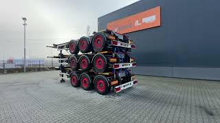 Burg stack of 3x BURG 20FT ADR (EX/II, EX/III, FL, AT) Chassis, Empty container semitrailer til salgs - Bilde 4 | Autoline NO Burg stack of 3x BURG 20FT ADR (EX/II, EX/III, FL, AT) Chassis, Empty container semitrailer | Bilde 4 - Autoline