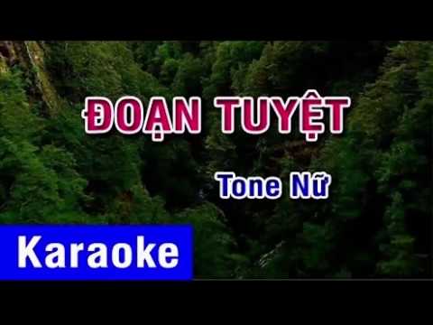 Đoạn Tuyệt - karaoke tone nữ