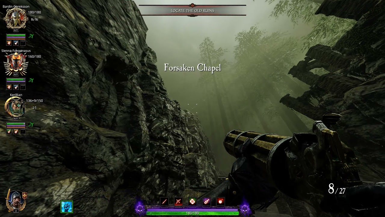 Warhammer Vermintide 2 Assassin Jumps into Wall