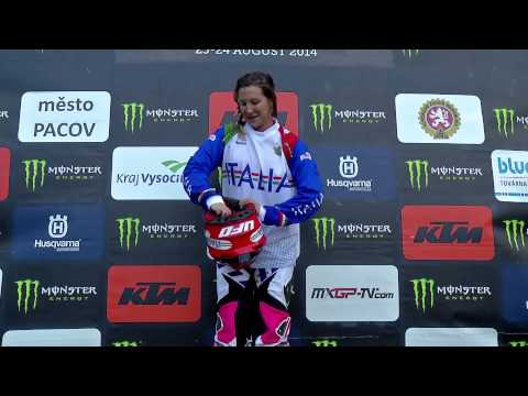 Kiara Fontanesi's #ALSicebucketchallenge - FIM Motocross of European Nations