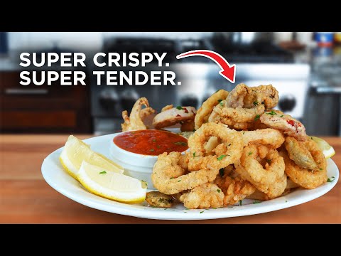 How to make CRAZY crispy calamari
