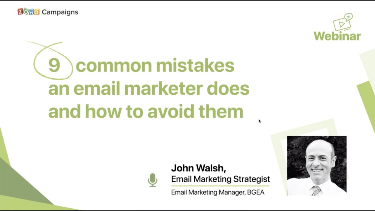 9 common mistakes that an email marketer does and how to avoid