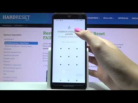 Cómo configurar el bloqueo de pantalla en FairPhone 3 - ajustes de bloqueo