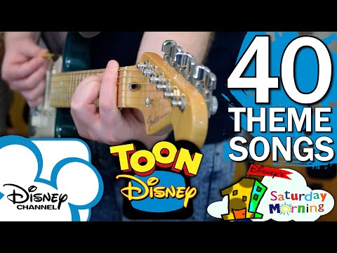 40 Disney Cartoon Theme Songs in 6 Minutes | MEGA MEDLEY