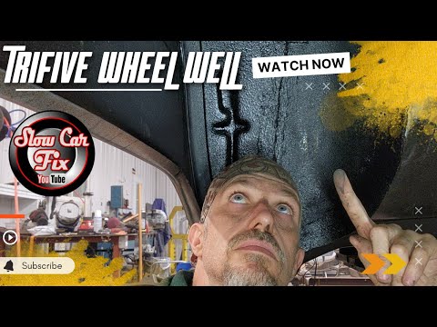 Trifive Chevy Outer Wheel Well replacement. 1955 Belair.