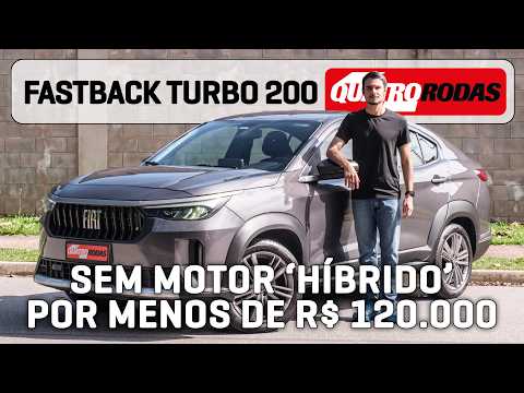 Fiat Fastback Turbo 200 DISPENSA motor 'híbrido' e foca em PCD para custar MENOS DE R$ 120.000