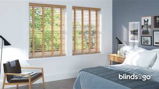 Blinds 2go Natural Wooden Blinds with Tapes
