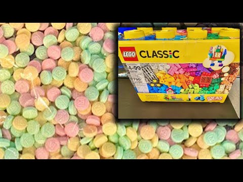 DEA agents find 'rainbow' fentanyl in LEGO box