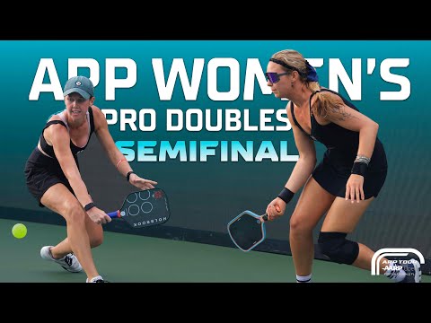 Christine Maddox & Allison Harris Team Up In Women's Pro Doubles Semifinal At The AARP Open