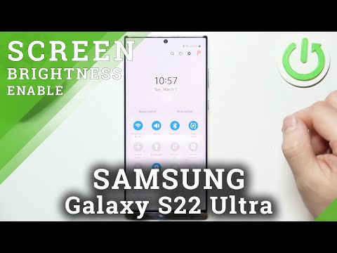 How to Change Display Brightness Level on Samsung Galaxy S22 Ultra – Display Settings