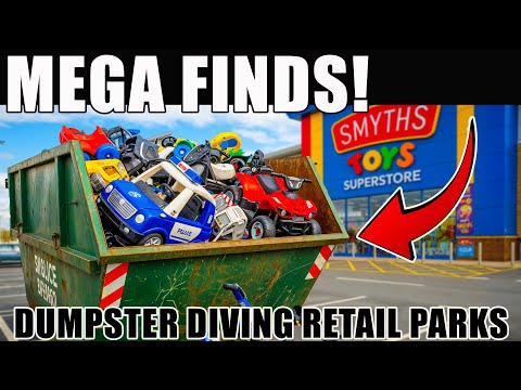 😲£££ JACKPOT FINDS AT RETAIL PARKS😲DUMPSTER DIVING UK