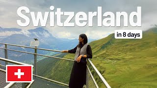 Travel vlog - 8 Days in Switzerland - Swiss Alps, Cities and Villages | vlog