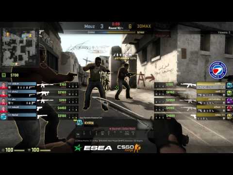 mouz vs 3DMAX EU ESWC Qualifiers Game 3