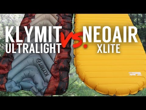 Neoair XLite vs Klymit Ultralight V - The Ultimate Sleeping Pad Battle!