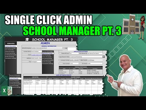 How To Quickly Create Excel Forms As We Add A Complete Teachers Feature School Manager Pt 7