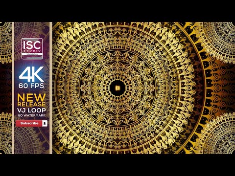 4K 60 FPS MANDALA LUXURY ANIMATION