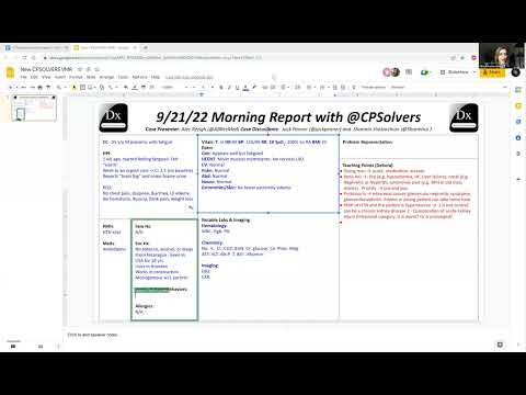 September 21, 2022 "30-minute" VMR - fatigue