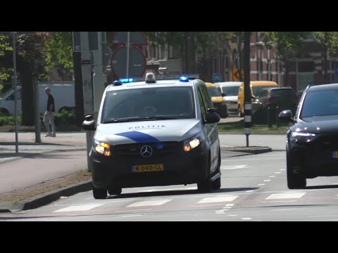 [Rijopleidng] Politie Mercedes Benz Vito met spoed door Den Haag