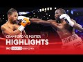 HIGHLIGHTS Terence Crawford Stops Shawn Porter To Defend WBO Welterweight Title