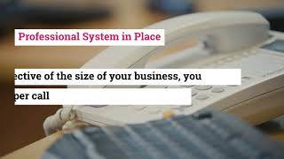 Streamline Your Business with Panasonic PBX Phone System