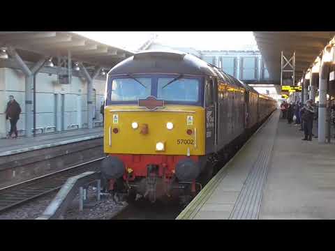 57002/57003 on Railtour Duties, Sat. 18th January 2020