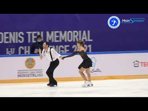 [4K] Alexandra Nazarova / Maxim Nikitin (UKR) Rhythm Dance 2021 Denis Ten Memorial Challenge