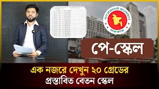 এক নজরে দেখুন ২০ গ্রেডের প্রস্তাবিত বেতন স্কেল | Pay Scale | পে- স্কেল | The Daily Campus